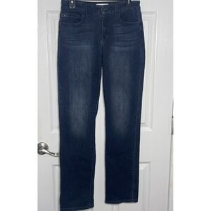 Skinnygirl The Rail Straight Jeans Dark Wash Denim Blue Straight Leg Womens 29